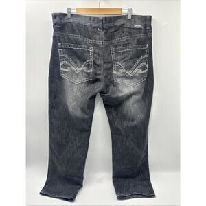 Southpole Jeans Vintage Mens 42x32 Black Baggy Straight Skater Hip Hop Y2K Denim